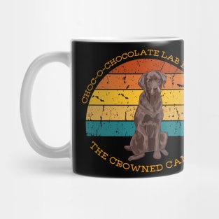 Chocolate Lab-Lab Royalty Mug